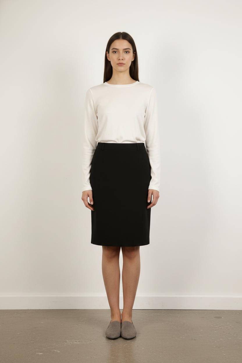 Jupe Droite Noire - Taille XXXL/46