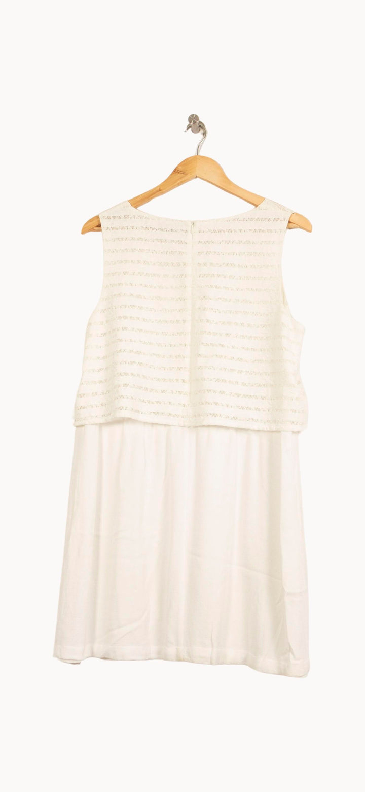 Robe Sans Manches Blanche - Taille XXL/44 de la marque ZAPA | PARAD55232 - Vendu par Paradigme - Image 4