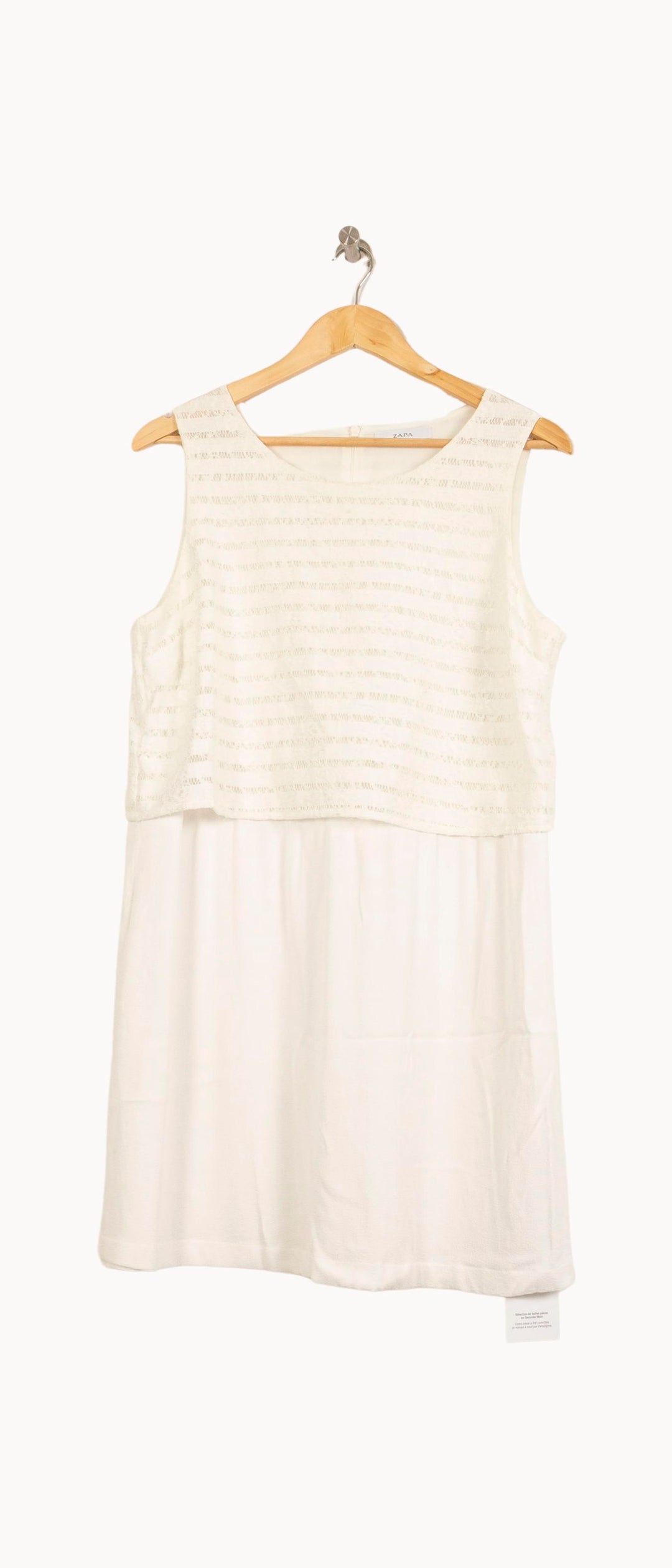 Robe Sans Manches Blanche - Taille XXL/44 de la marque ZAPA | PARAD55232 - Vendu par Paradigme - Image 2