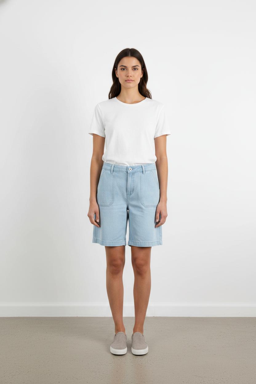 Short Bleu Clair - Taille L/40
