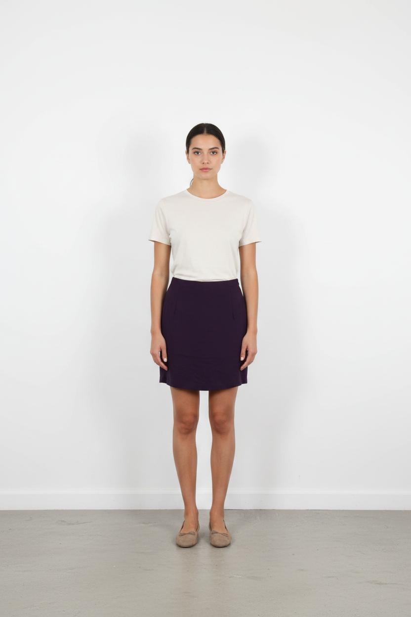 Jupe Courte Violette - Taille L/40