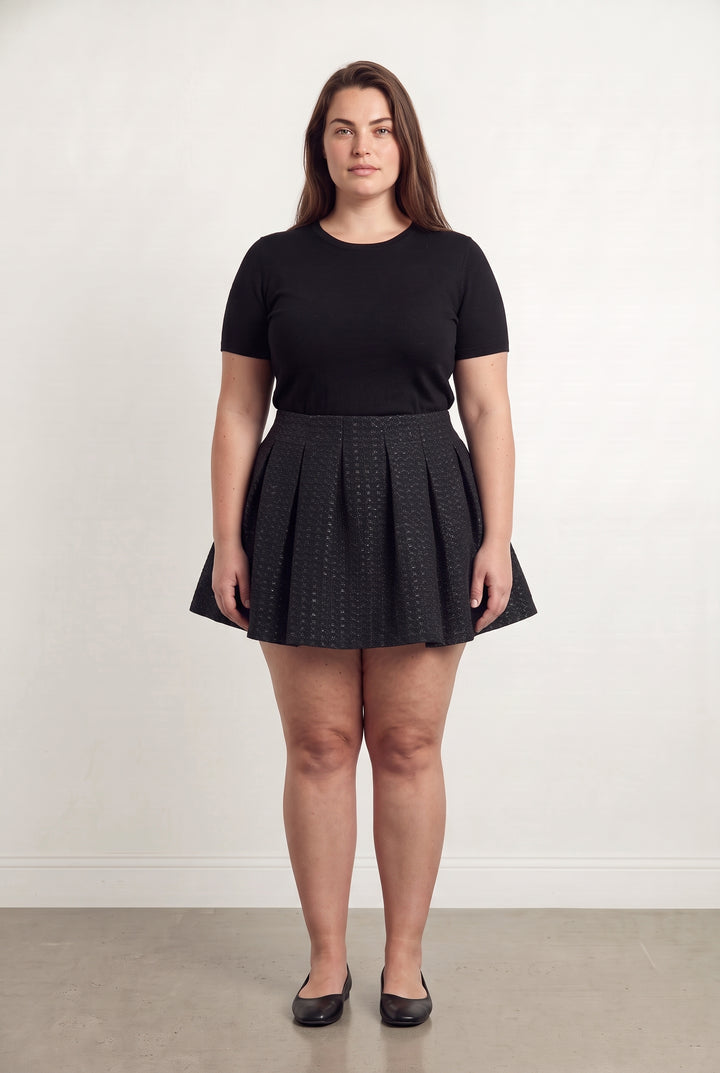 Jupe Plissée Noire - Taille XXL/44 de la marque Tara Jarmon | PARAD55269 - Vendu par Paradigme - Image 1