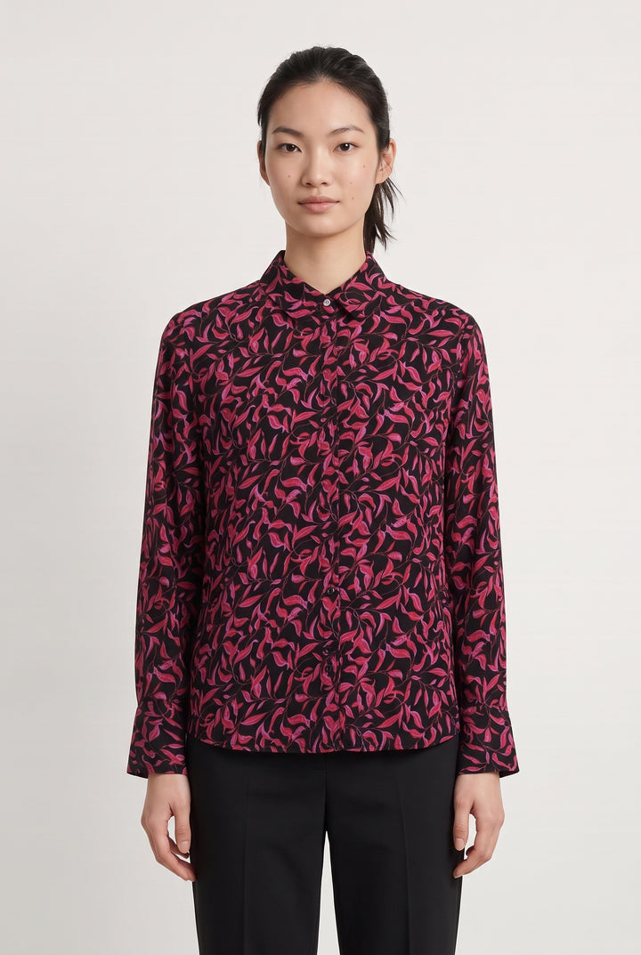 Chemise Noire et Rose - Taille M/38 de la marque Bizance | PARAD55274 - Vendu par Paradigme - Image 1