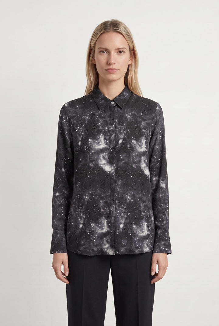 Chemise Noire et Blanche - Taille M/38 de la marque Bizance | PARAD55275 - Vendu par Paradigme - Image 1
