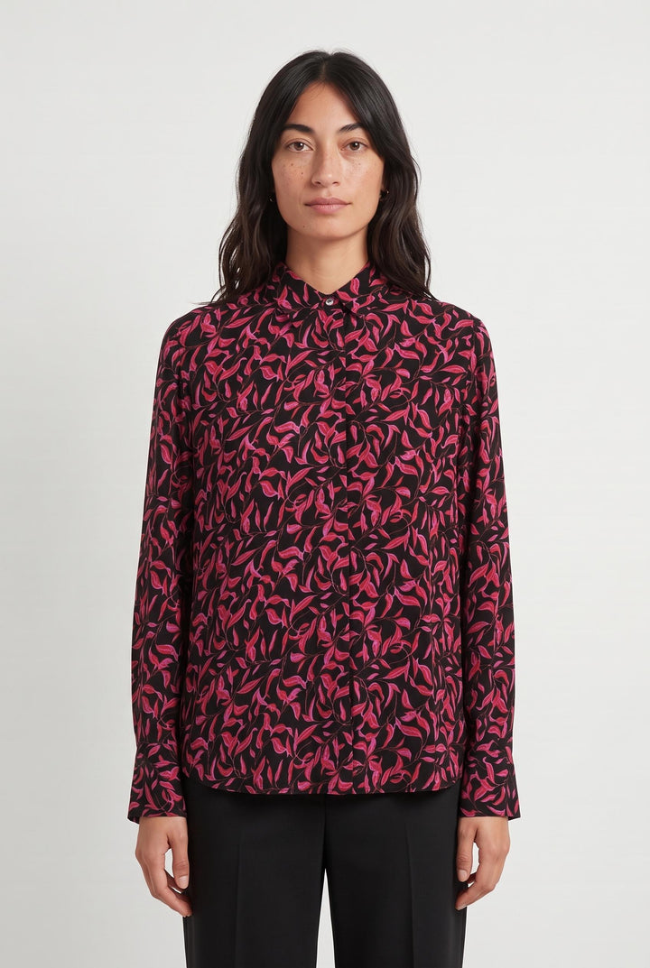 Blouse Noire et Rose - Taille S/36 de la marque Bizance | PARAD55278 - Vendu par Paradigme - Image 1