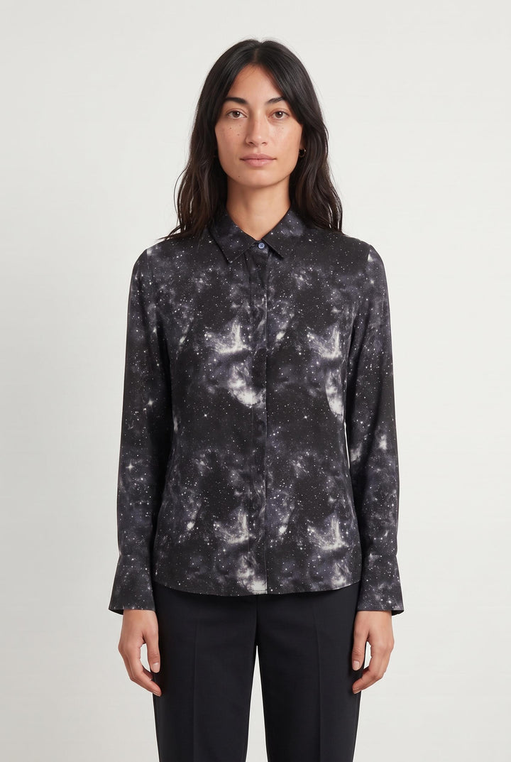Chemise Grise et Noire - Taille M/38 de la marque Bizance | PARAD55284 - Vendu par Paradigme - Image 1