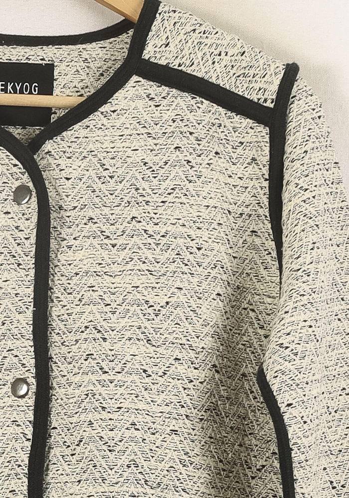 Manteau Écru et Noir - Taille S/36 de la marque Ekyog | PARAD55287 - Vendu par Paradigme - Image 3