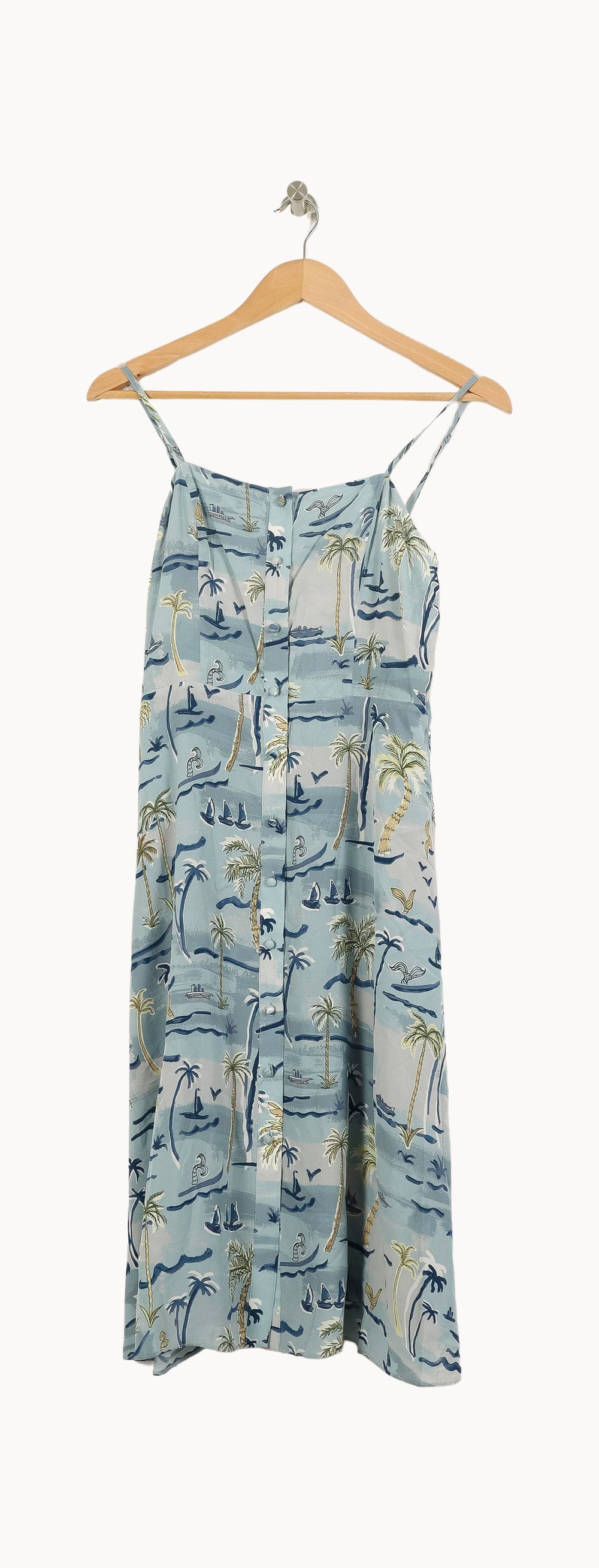 Robe Longue Bleue - Taille S/36 de la marque The Kooples | PARAD55291 - Vendu par Paradigme - Image 2