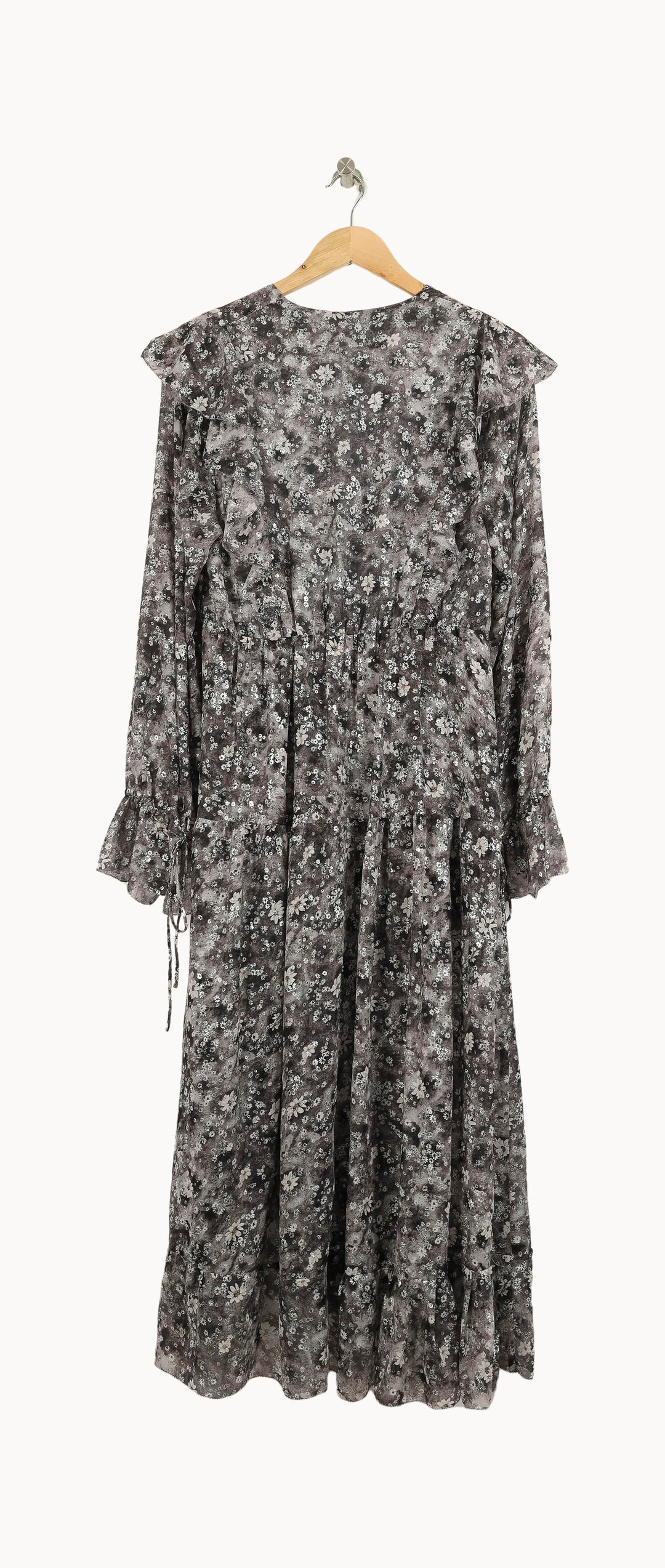 Robe Longue Grise - Taille L/40 de la marque The Kooples | PARAD55292 - Vendu par Paradigme - Image 4