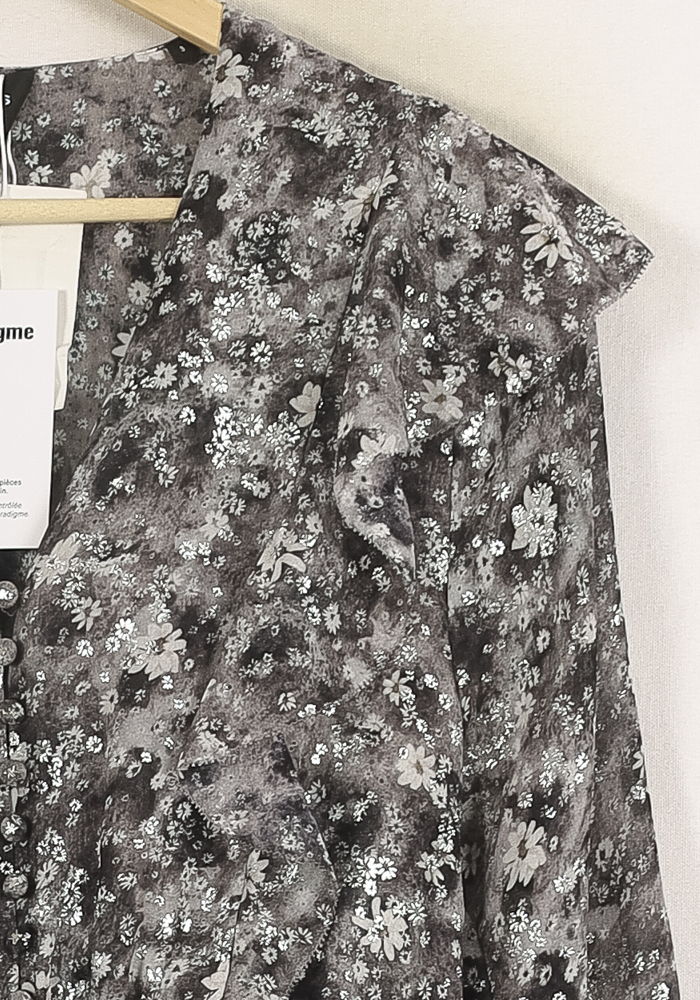 Robe Longue Grise - Taille L/40 de la marque The Kooples | PARAD55292 - Vendu par Paradigme - Image 3