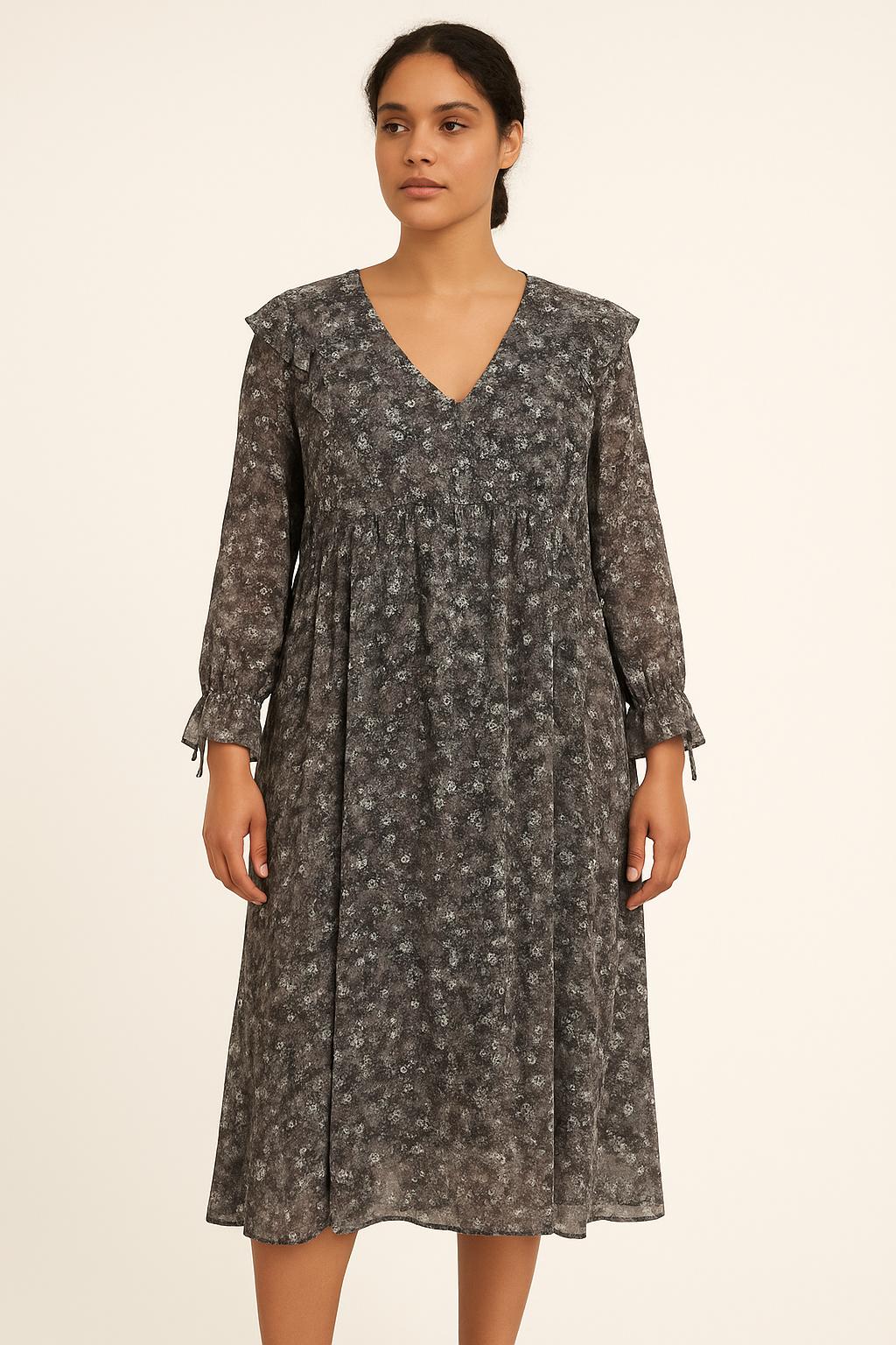 Robe Longue Grise - Taille L/40 de la marque The Kooples | PARAD55292 - Vendu par Paradigme - Image 1