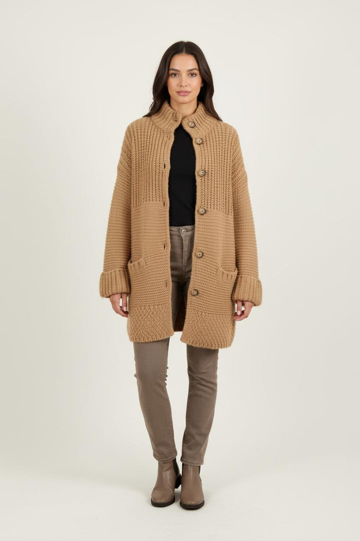 Cardigan Marron - Taille L/40 de la marque Liu Jo | PARAD55295 - Vendu par Paradigme - Image 1