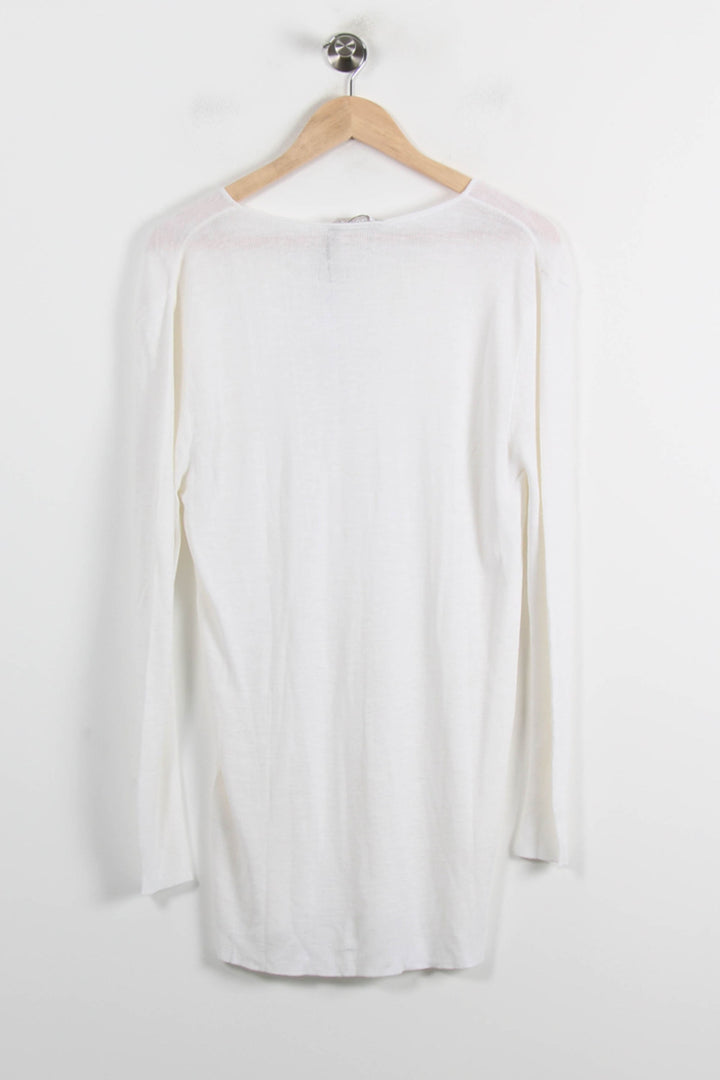 Robe Midi Blanche - Taille M/38 de la marque Maison Montagut | PARAD55297 - Vendu par Paradigme - Image 4