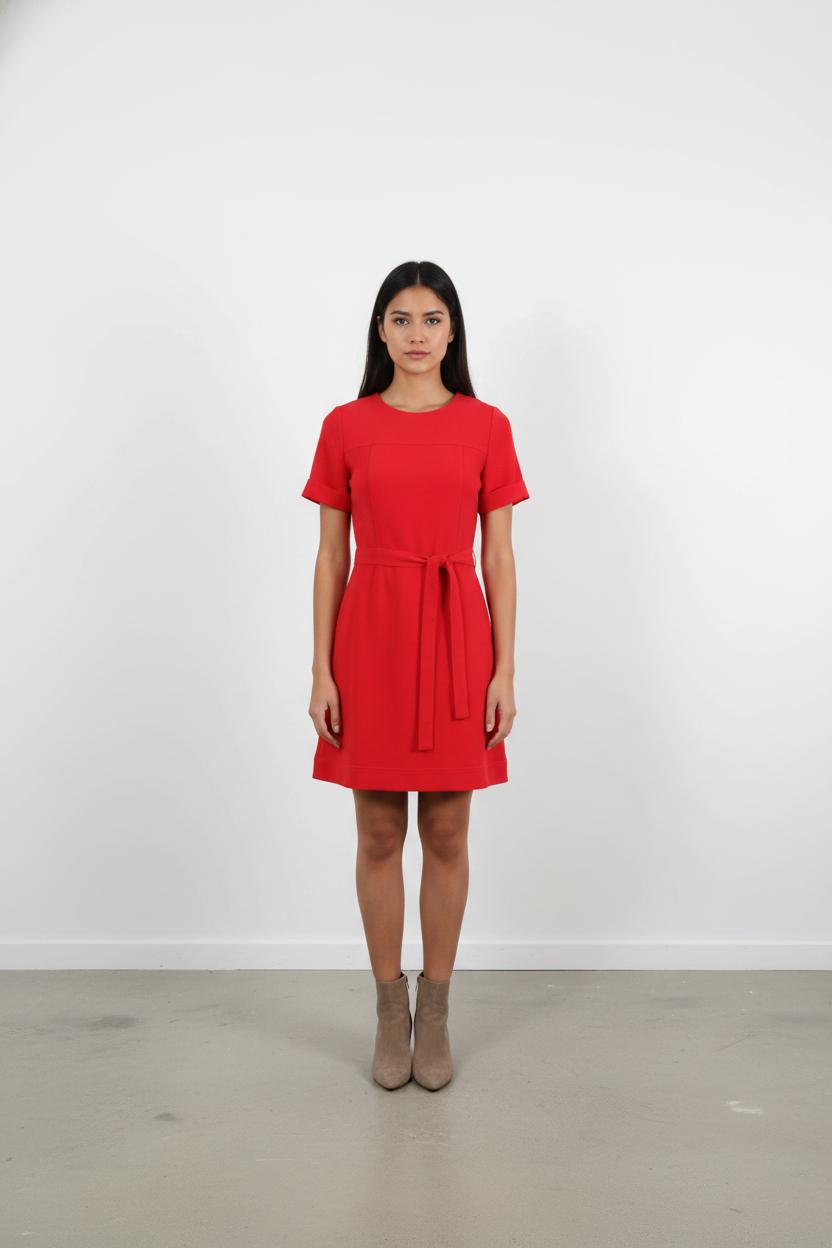 Robe Courte Rouge - Taille XS/34