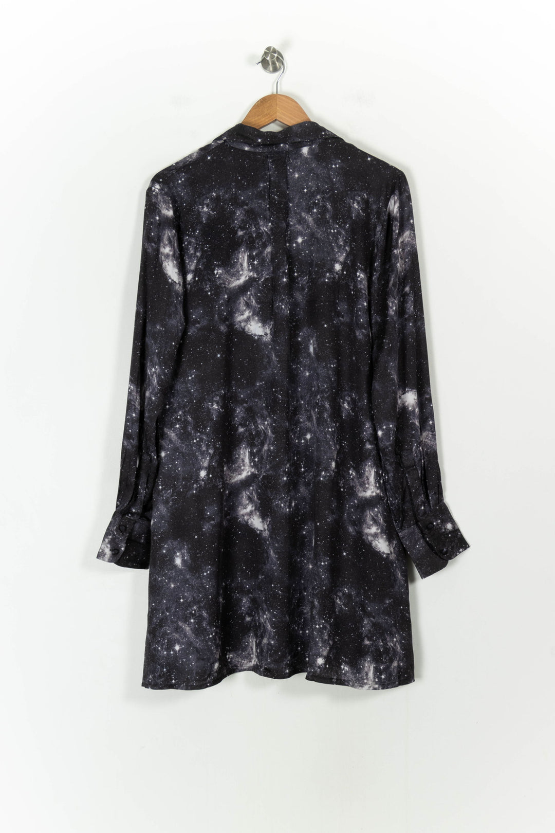 Robe Chemise Grise et Noire - Taille M/38 de la marque Bizance | PARAD55318 - Vendu par Paradigme - Image 4