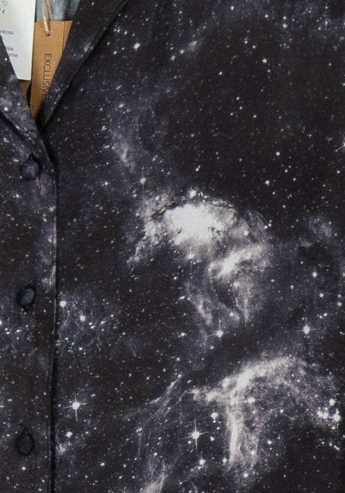 Robe Chemise Grise et Noire - Taille M/38 de la marque Bizance | PARAD55318 - Vendu par Paradigme - Image 3