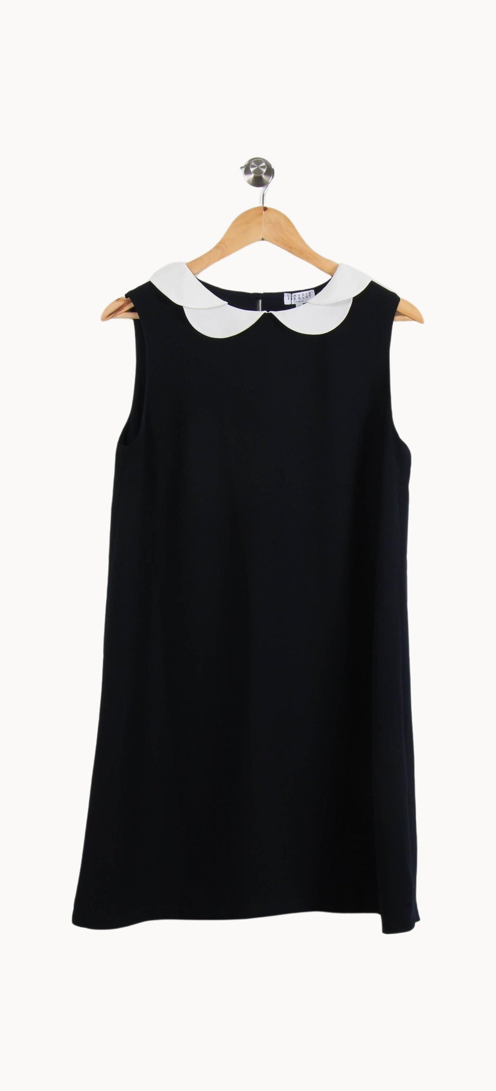 Robe Sans Manches Bleu Marine et Blanche - Taille L/40 de la marque Claudie Pierlot | PARAD55325 - Vendu par Paradigme - Image 2