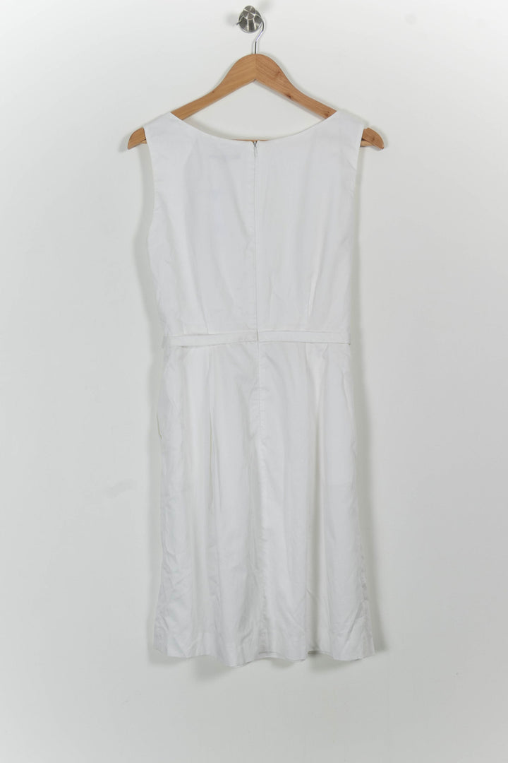 Robe Midi Blanche - Taille XL/42 de la marque Tara Jarmon | PARAD55330 - Vendu par Paradigme - Image 4