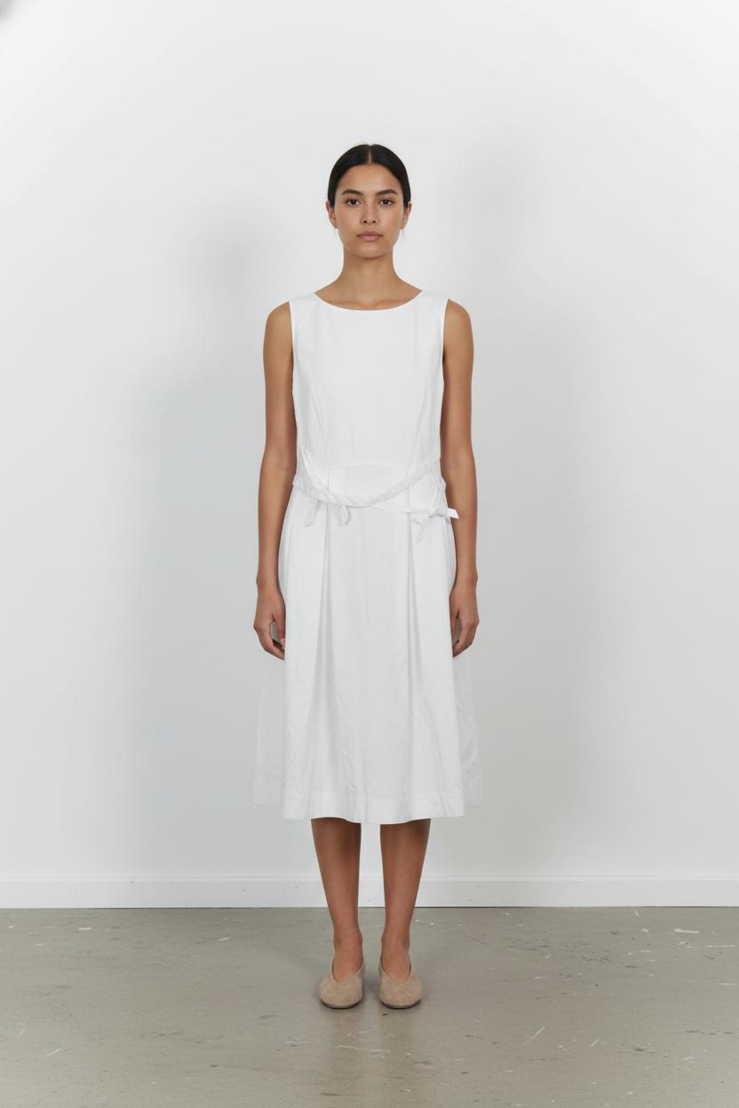 Robe Midi Blanche - Taille XL/42 de la marque Tara Jarmon | PARAD55330 - Vendu par Paradigme - Image 1