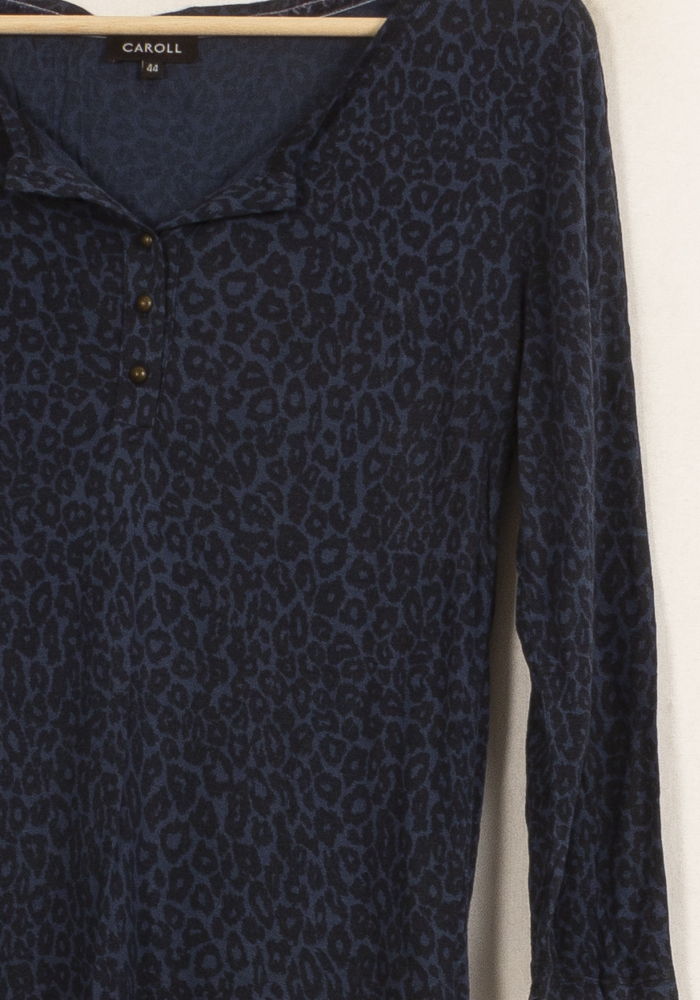 Tunique Bleue - Taille XXL/44 de la marque Caroll | PARAD55344 - Vendu par Paradigme - Image 3