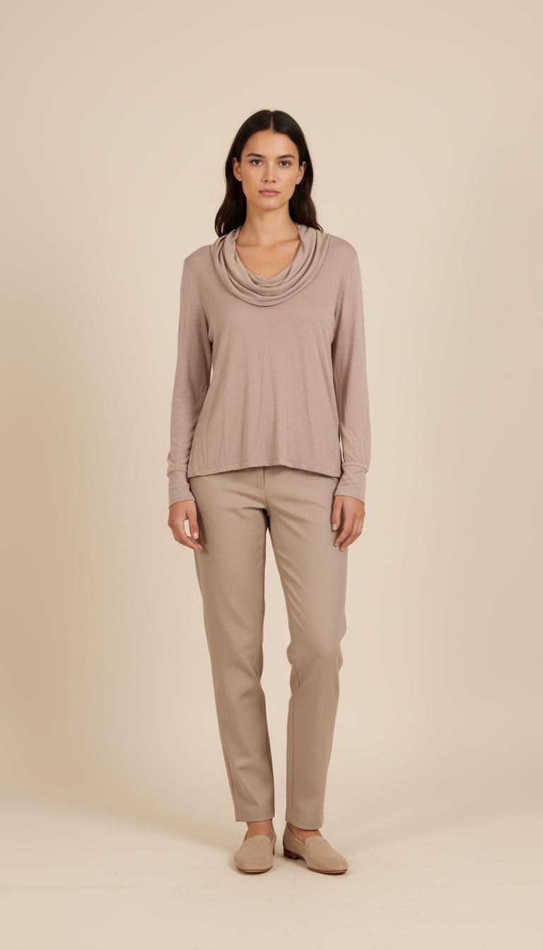 Haut Manches Longues Marron - Taille XXL/44 de la marque ZAPA | PARAD55345 - Vendu par Paradigme - Image 1