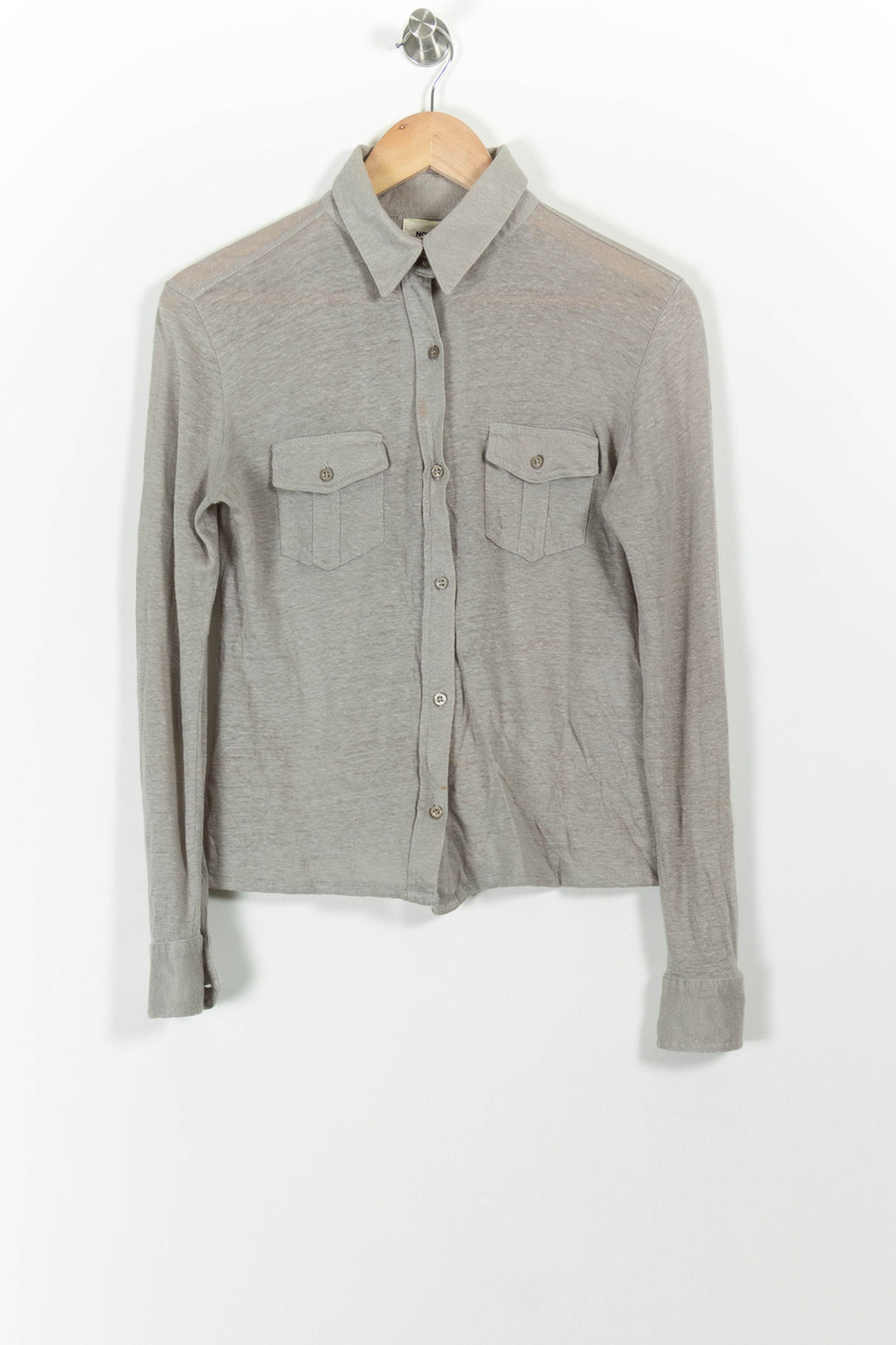 Chemise Grise - Taille S/36 de la marque Notshy Cashmere | PARAD55348 - Vendu par Paradigme - Image 2