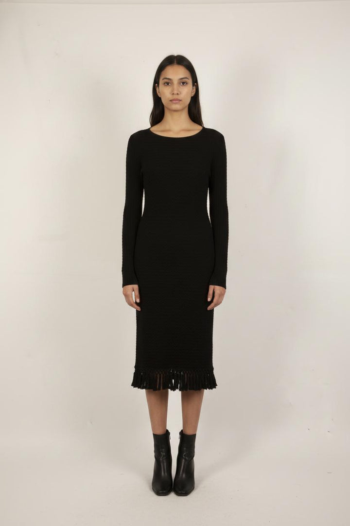 Robe Pull Noire - Taille S/36
