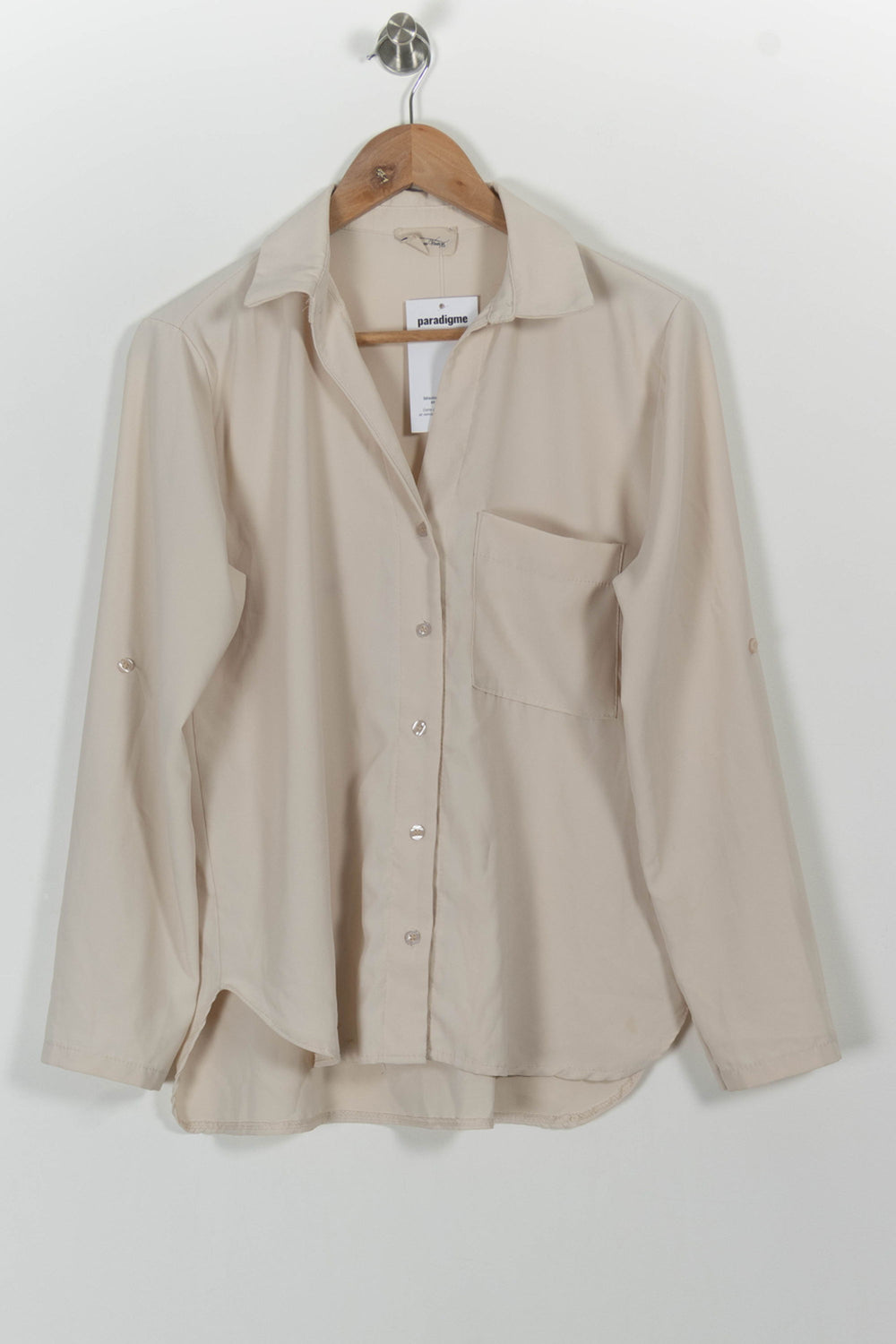 Chemise Beige - Taille S/36 de la marque American Vintage | PARAD55359 - Vendu par Paradigme - Image 2