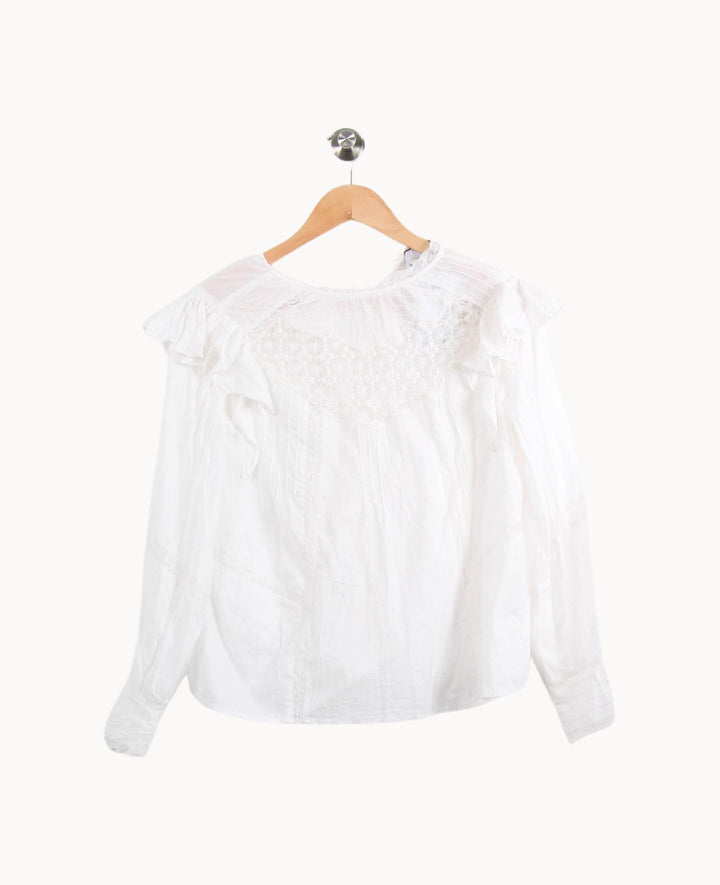 Blouse Blanche - Taille XS/34 de la marque Petite Mendigote | PARAD55363 - Vendu par Paradigme - Image 4
