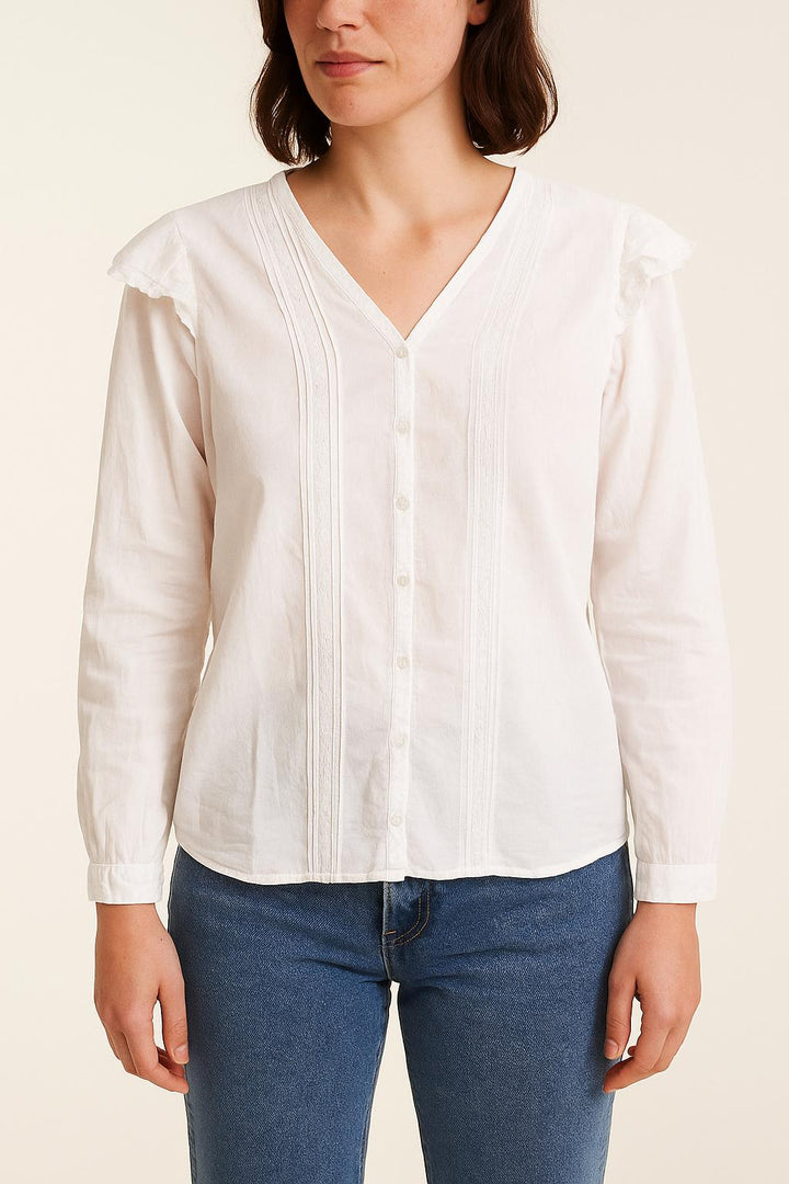 Blouse Blanche - Taille XS/34 de la marque Petite Mendigote | PARAD55363 - Vendu par Paradigme - Image 1