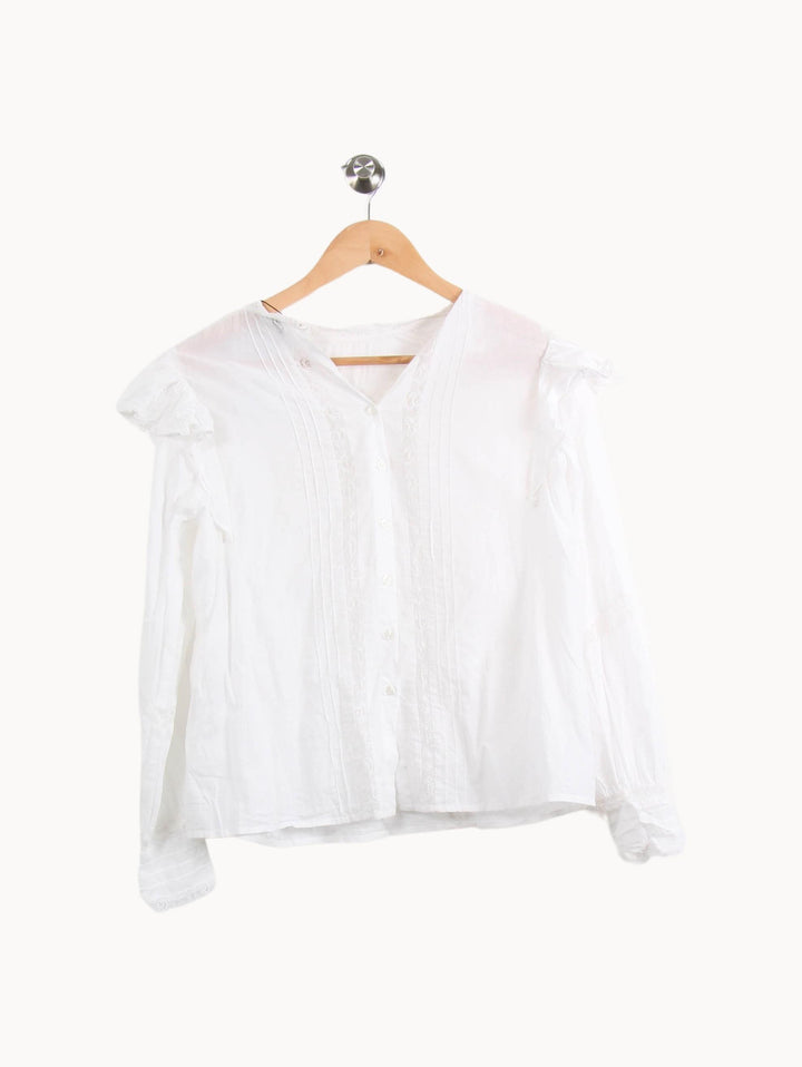 Blouse Blanche - Taille XS/34 de la marque Petite Mendigote | PARAD55363 - Vendu par Paradigme - Image 2