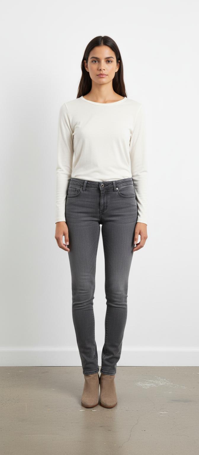 Jean Skinny Gris - Taille S/36