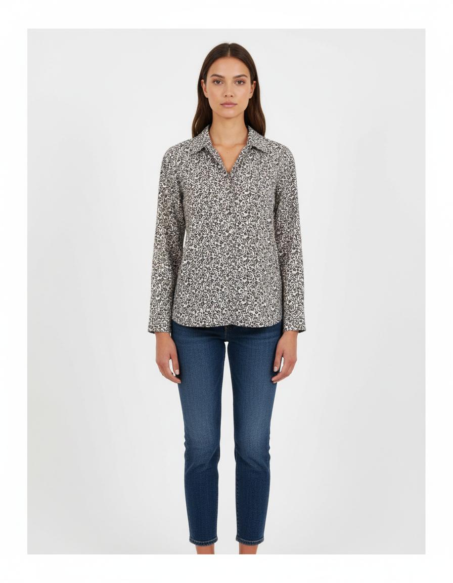 Chemise Blanc et Bleu - Taille S/36