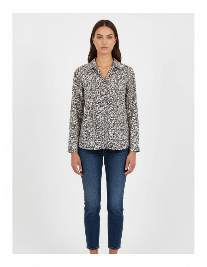 Chemise Blanc et Bleu - Taille S/36