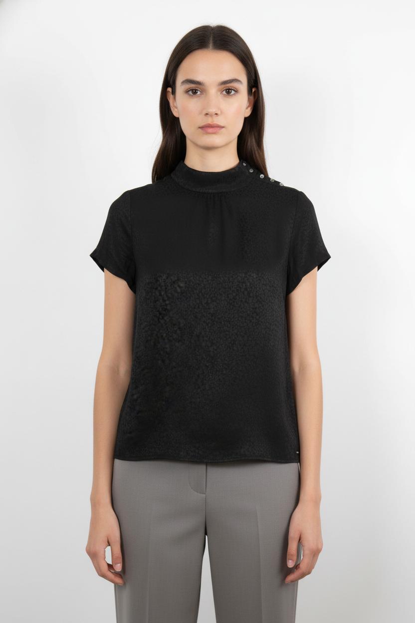 Blouse Noire - Taille XS/34