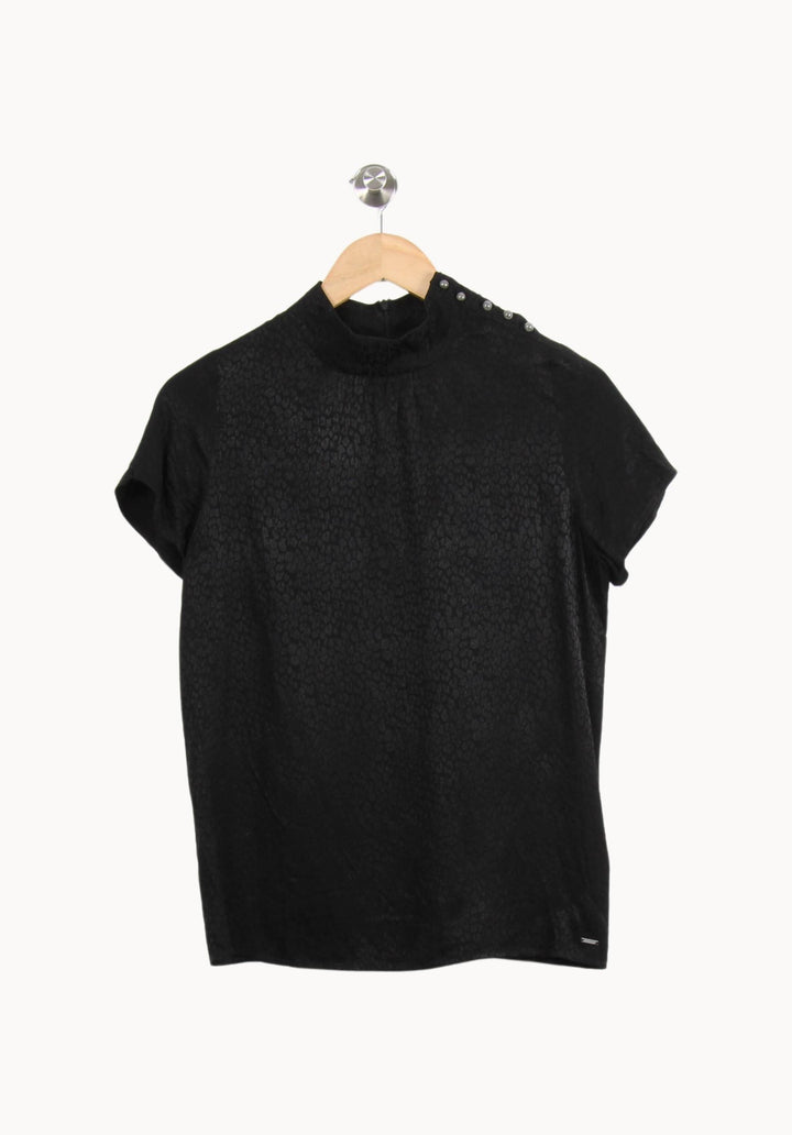 Blouse Noire - Taille XS/34 de la marque IKKS | PARAD55386 - Vendu par Paradigme - Image 2