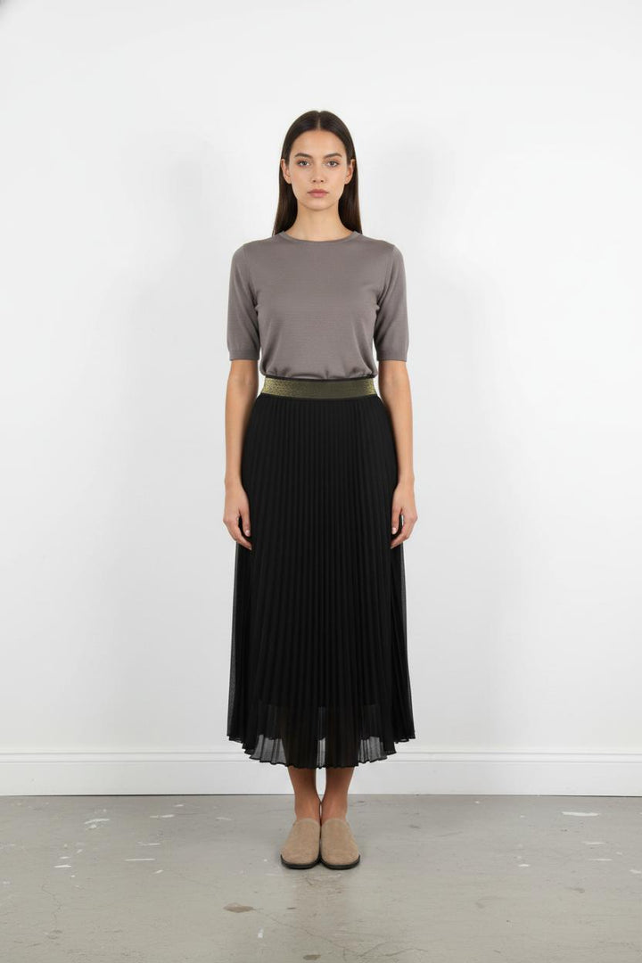Jupe Plissée Noire - Taille XS/34