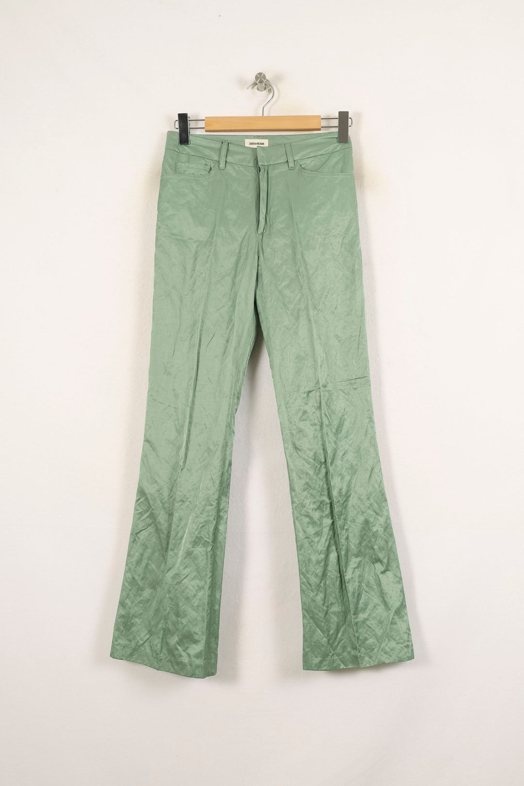 Pantalon Évasé Vert - Taille XS/34 de la marque Zadig&Voltaire | PARAD55440 - Vendu par Paradigme - Image 2