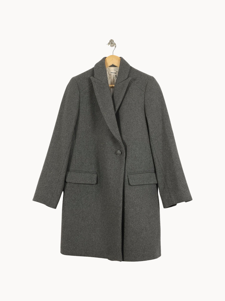 Manteau Gris - Taille S/36 de la marque Zadig&Voltaire | PARAD55441 - Vendu par Paradigme - Image 2