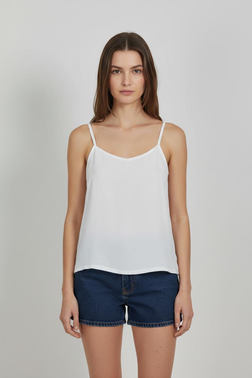 Débardeur Blanc - Taille M/38 de la marque Comptoir des Cotonniers | PARAD55445 - Vendu par Paradigme - Image 1