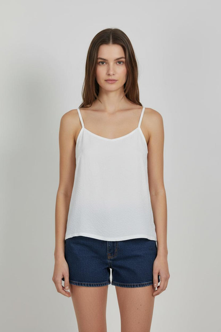 Débardeur Blanc - Taille M/38 de la marque Comptoir des Cotonniers | PARAD55445 - Vendu par Paradigme - Image 1