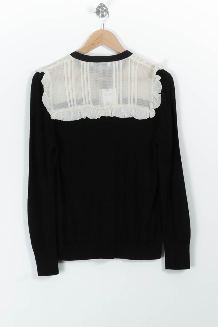 Pull Noir et Blanc - Taille M/38 de la marque Sandro | PARAD55451 - Vendu par Paradigme - Image 4