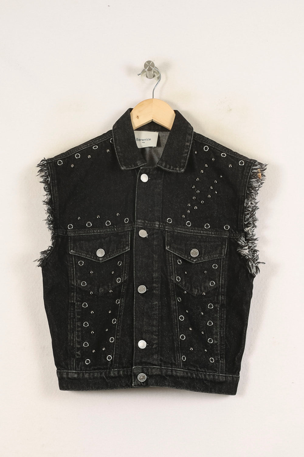 Veste Sans Manches Noire - Taille S/36 de la marque Bérénice | PARAD55452 - Vendu par Paradigme - Image 2