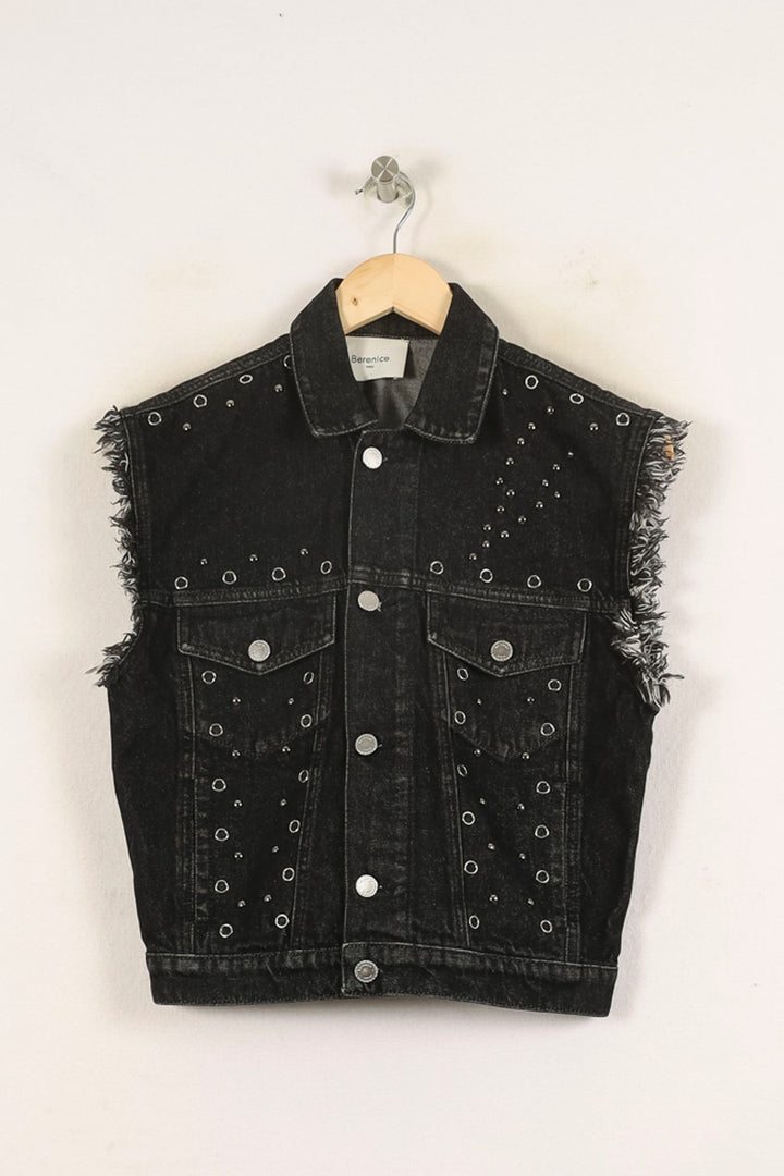 Veste Sans Manches Noire - Taille S/36 de la marque Bérénice | PARAD55452 - Vendu par Paradigme - Image 2