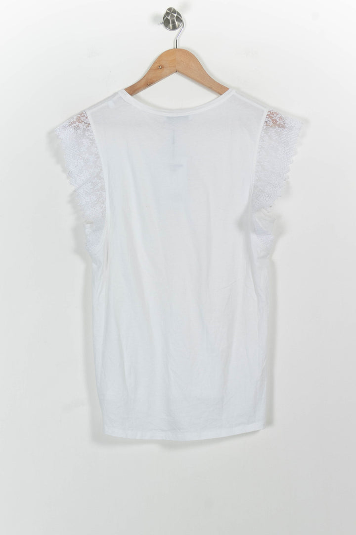 Débardeur Blanc - Taille L/40 de la marque Sandro | PARAD55453 - Vendu par Paradigme - Image 4