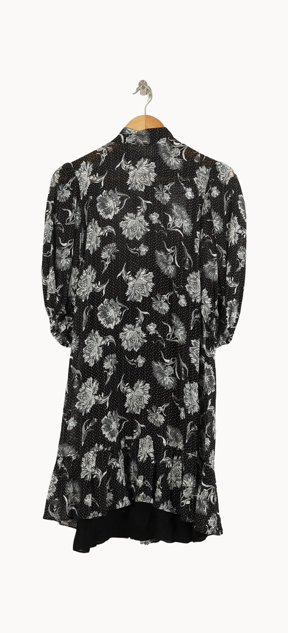 Robe Longue Noire et Blanche - Taille S/36 de la marque The Kooples | PARAD55463 - Vendu par Paradigme - Image 2