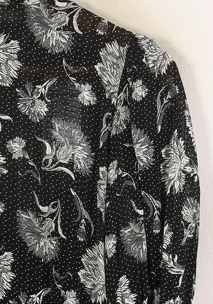 Robe Longue Noire et Blanche - Taille L/40 de la marque The Kooples | PARAD55464 - Vendu par Paradigme - Image 3