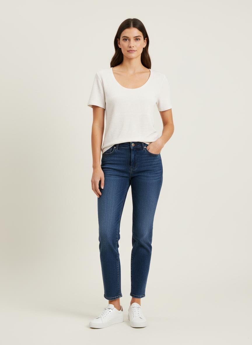 Tee-shirt Blanc - Taille XXXL/46 de la marque Maison 123 | PARAD55469 - Vendu par Paradigme - Image 1