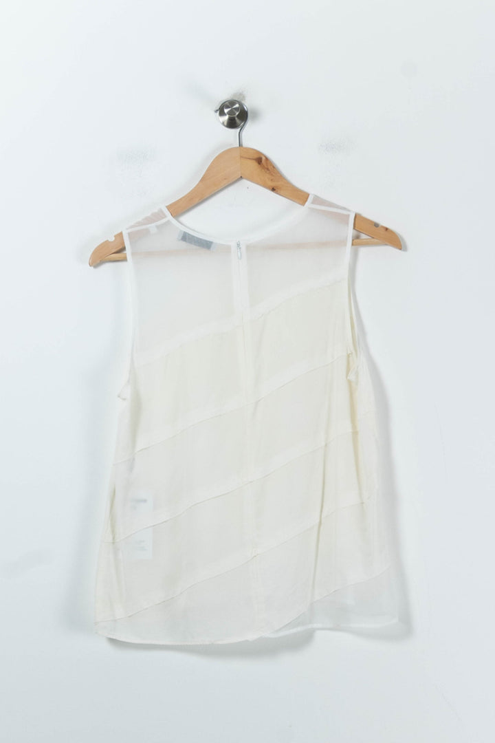 Débardeur Blanc - Taille L/40 de la marque Sandro | PARAD55470 - Vendu par Paradigme - Image 4