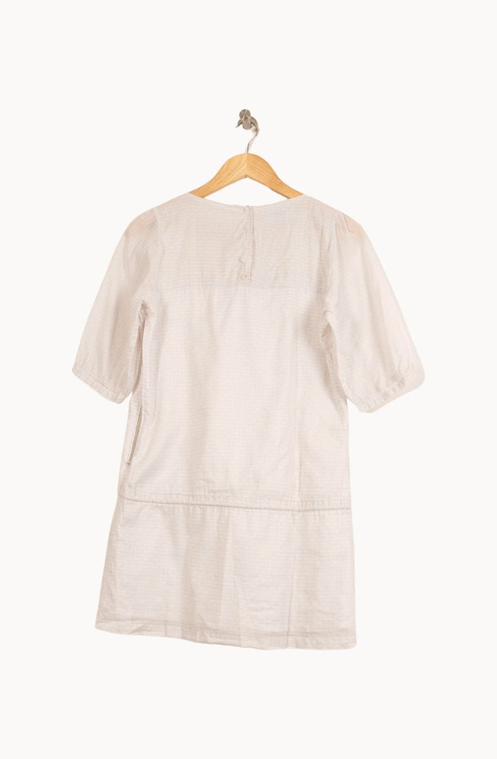 Robe Courte Blanche - Taille L/40 de la marque Sessùn | PARAD55487 - Vendu par Paradigme - Image 4